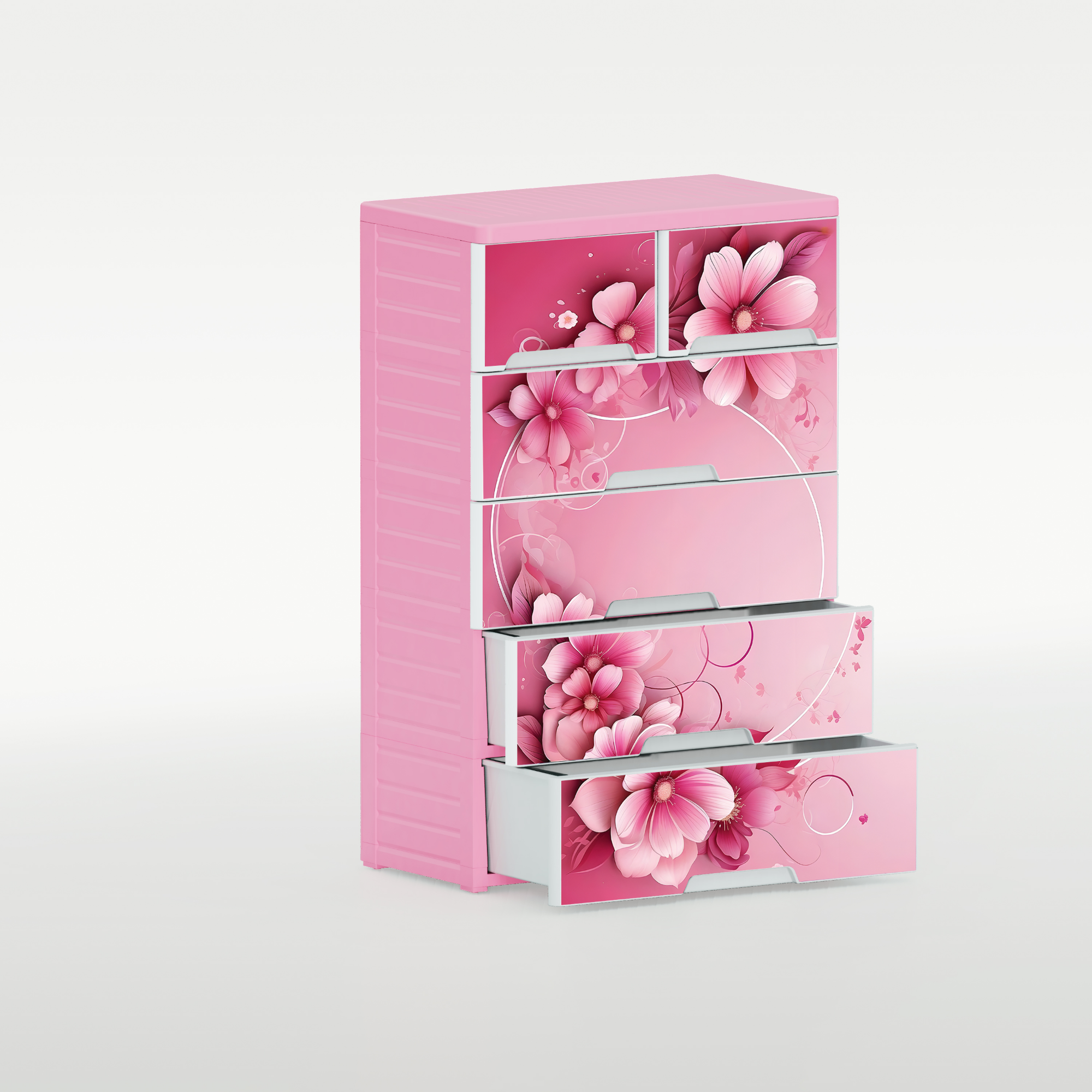 Picture of RFL Wardrobe Double 5D KD Deluxe - Daisy