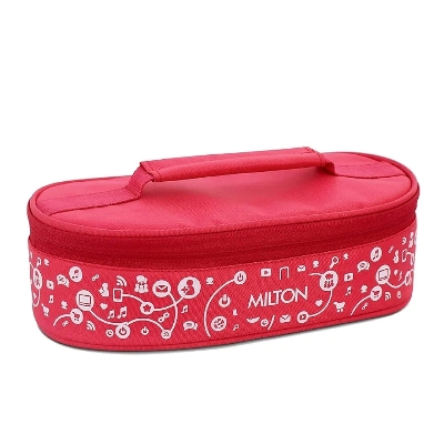 Picture of Milton Lifestyle Lunch Stainless Steel Lunch Box, 2 Containers, Lid & jacket multi colour