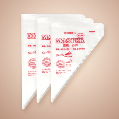 Picture of Plastic Disposable Piping Bags Cake Cream Decorating (100 piece Small size )