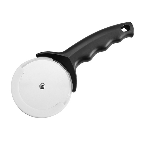 Picture of Pizza wheel knife Pizza knife cake cutter single wheel Pizza hob with protective sleeve baking tool