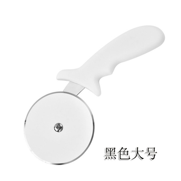 Picture of Pizza Cutter Round Roller Baking Tool Plastic Handle Single Wheel Pizza Cutter Thin Cake Kitchen Gadget