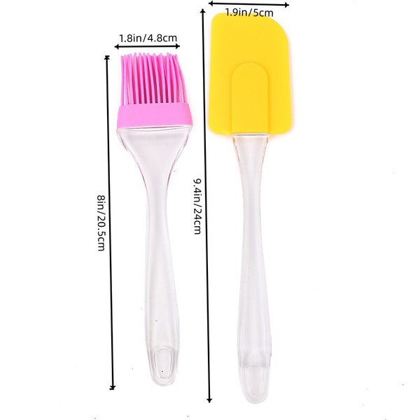 Picture of High Temperature Resistant Silicone Brush Kitchen Barbecue Food Grade Cake Baking Tool Egg Tart Chocolate Food Grade Silicone Brush
