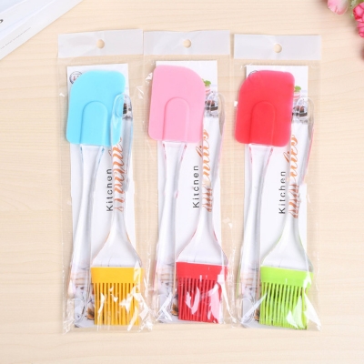 Picture of High Temperature Resistant Silicone Brush Kitchen Barbecue Food Grade Cake Baking Tool Egg Tart Chocolate Food Grade Silicone Brush