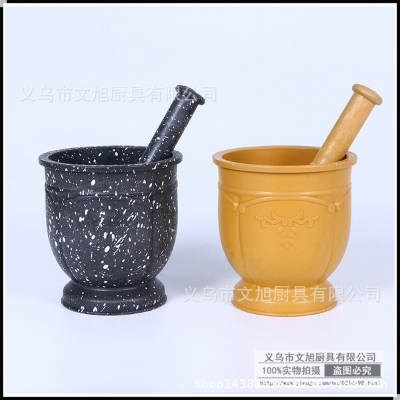 Picture of Garlic grinder household old-fashioned garlic mortar garlic grinder garlic press jar grinder