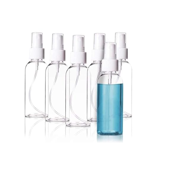 Picture of 100ml Spray bottle Transparent plastic bottle- 4 pcs