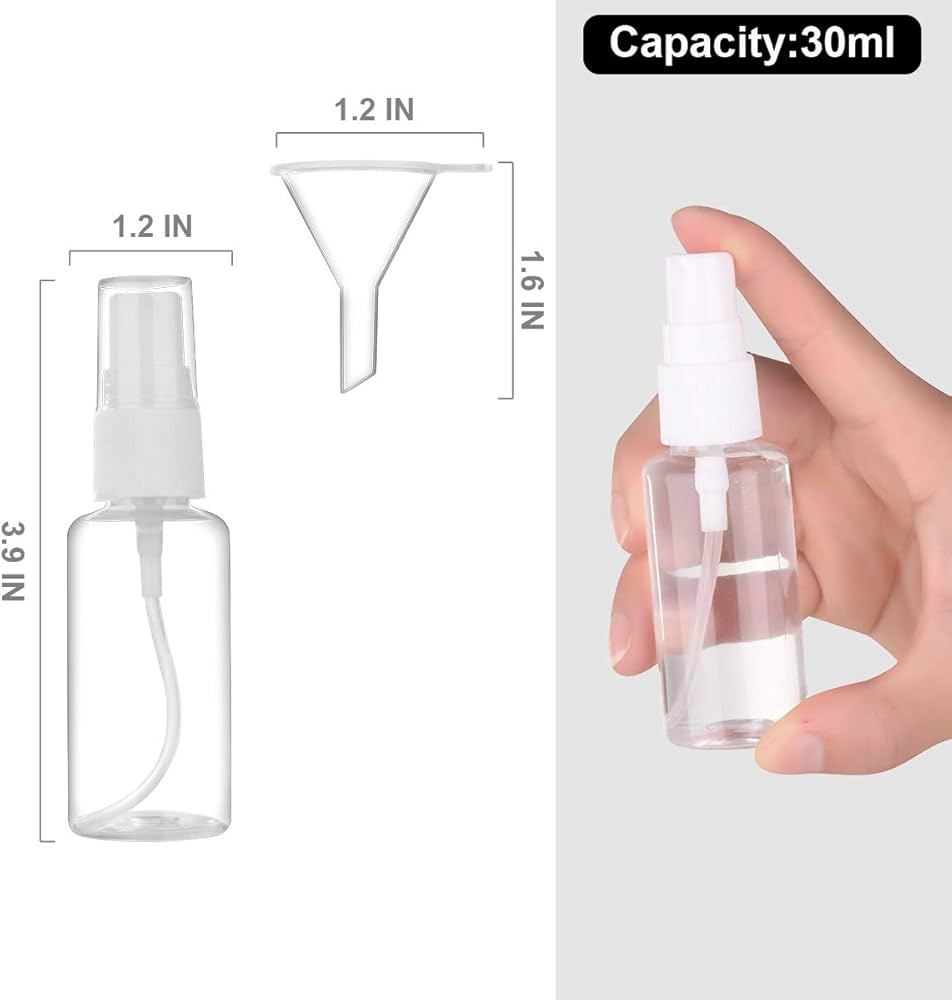 Picture of Spray bottle Transparent plastic bottle Combo Package - 3 pcs