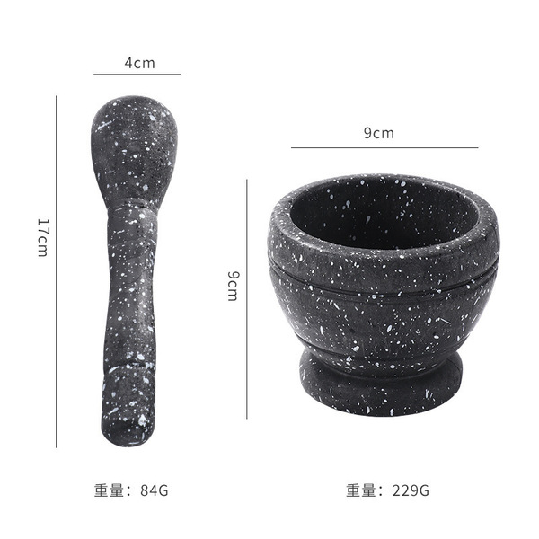 Picture of Garlic Press Multifunctional Medicine Powder Grinding Mortar Jar Multipurpose Spice Garlic Crusher Small Size