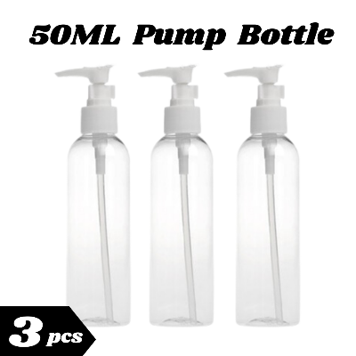 Picture of Pump Spray Bottle 50ml - White 3 Pcs