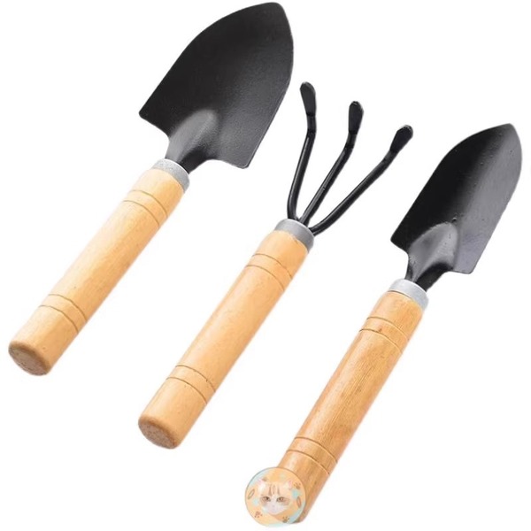 Picture of 3Pcs Set Gardening Tools Raise Flowers Rake Planting Vegetables Flowers Succulent Small Shovel Tool Shovel Potting Supplies