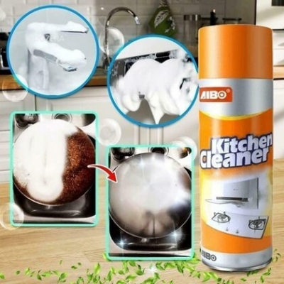Picture of Multipurpose Bubble Foam Cleaner Kitchen Cleaner Spray Oil & Grease Stain Remover Chimney Cleaner Spray Bubble Cleaner All Purpose Foam Degreaser Spray