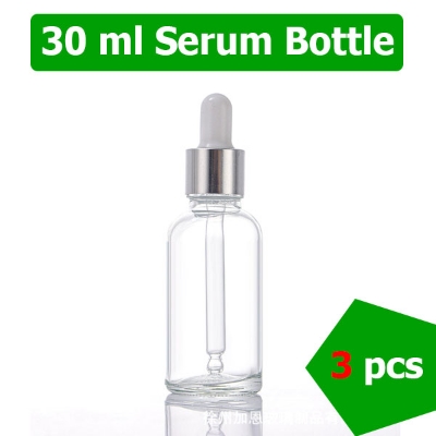 Picture of 30ml Serum Clear Glass Dropper Bottles 3 PCS