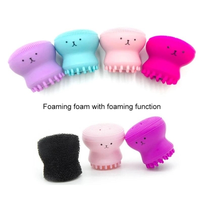 Picture of Silicone Face Cleansing Brush Facial Deep Pore Skin Care Scrub Cleanser Tool New Mini Beauty Soft Deep Cleaning Exfoliator Tool
