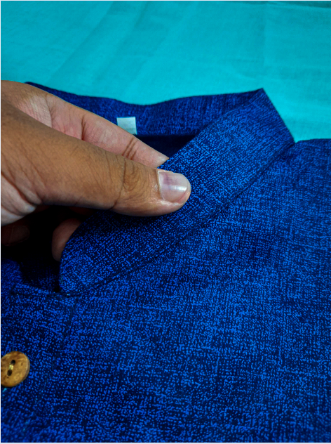 Picture of Stylish Long Panjabi Blue Panjabi Fashion for men - Blue