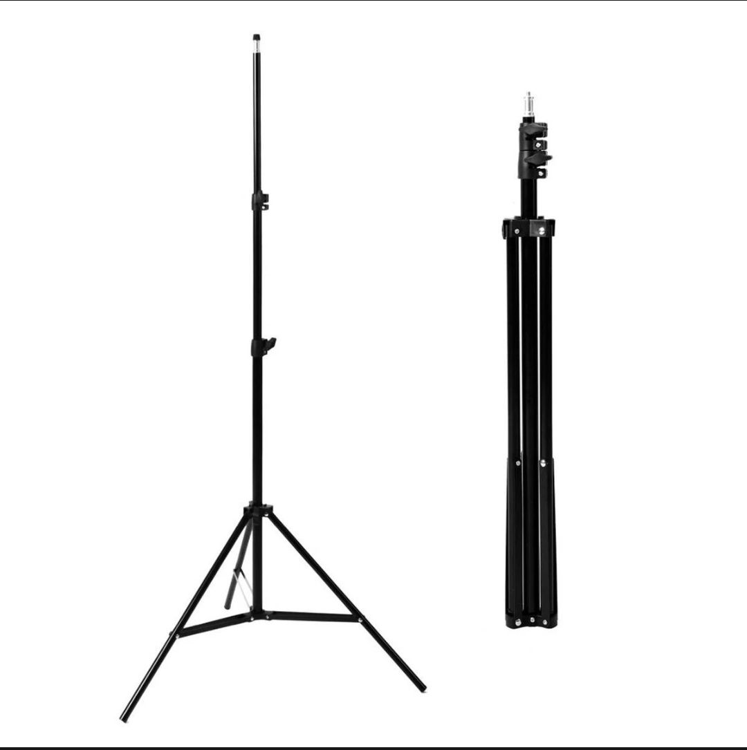 Picture of 7' Feet Long Ring Light Stand Aluminium Body - Black