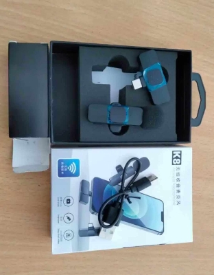 Picture of K8 Official Microphone High Quality Material Wireless Microphone For Smartphone Type C For Vlog Video Creators