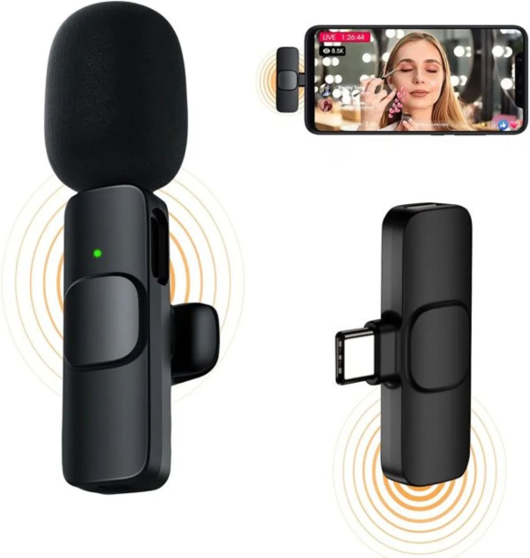 Picture of K8 Wireless Bluetooth Microphone Type-C for Smartphones