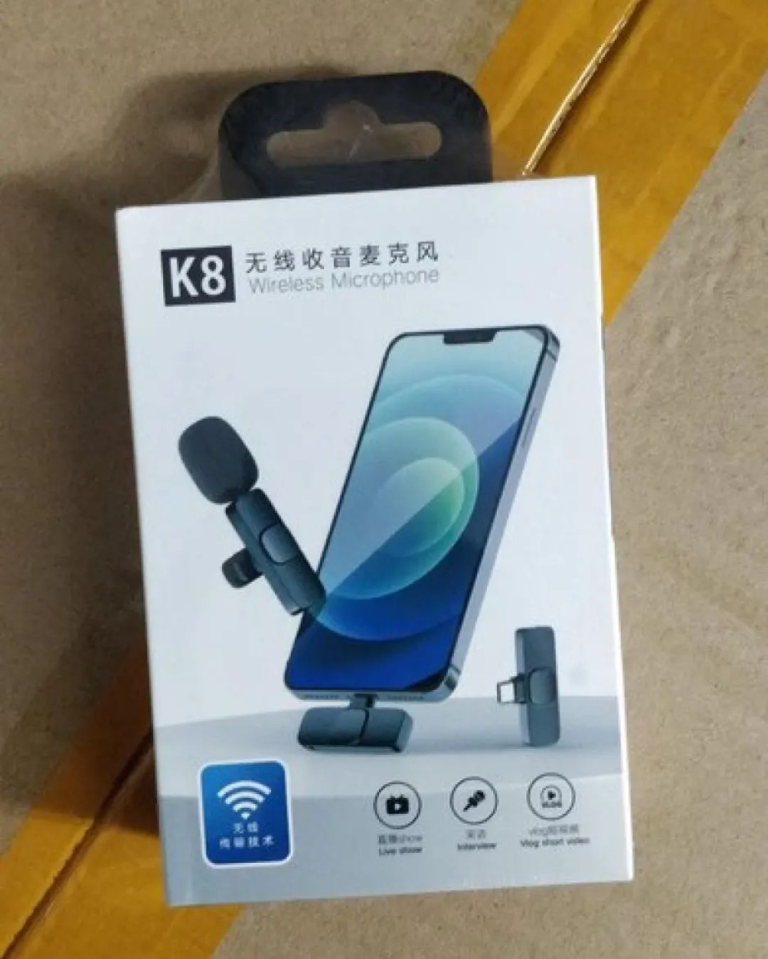 Picture of K8 Wireless Bluetooth Microphone System for Smartphones, Type-C Compatible - K8 Type C Single