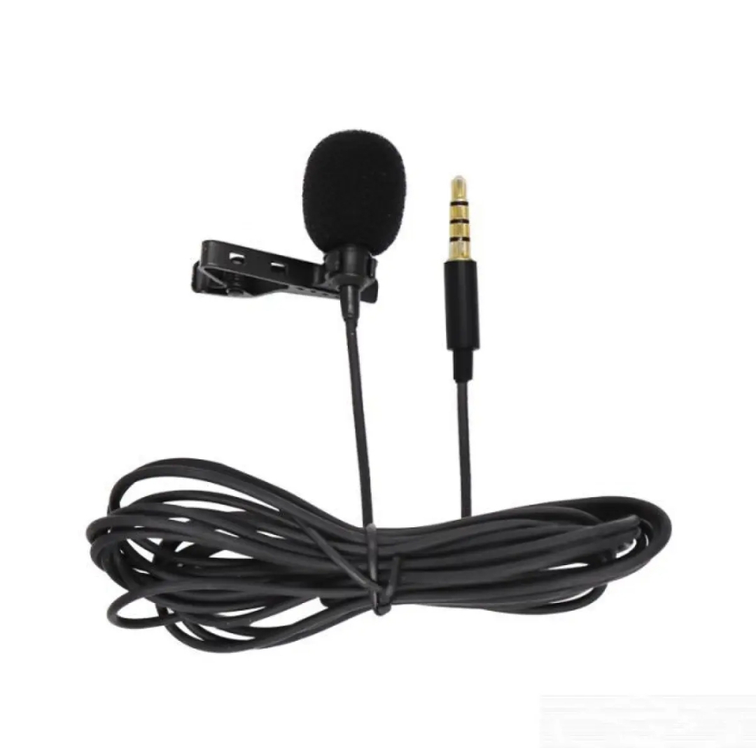 Picture of 3.5mm Mini Microphone for Smartphones and Audio Devices with Clear Sound Quality, Black