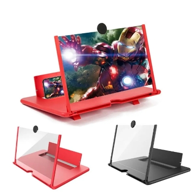 Picture of 3D Glass Magnifier Mobile Screen 8.5" inchi Amplifier Foldable Glass Display - Multicolor