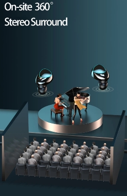 Picture of Mocho M10 TWS Bluetooth Wireless Headphones with Charging Box - Waterproof, Stereo Sound, High-Quality Base - Black