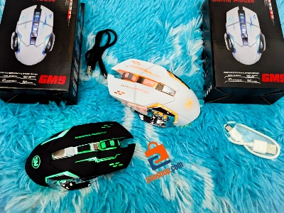 Picture of RECHARGABLE Wireless Gaming Professional Mouse RGB For IOS Android Mac & Computer Laptop - Black