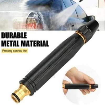 Picture of Metal High Pressure Power Washer Car Wash Spray Gun Garden Water Gun Hose Watering Nozzle Irrigation Sprinkler Garden Tool-1Pcs - Black