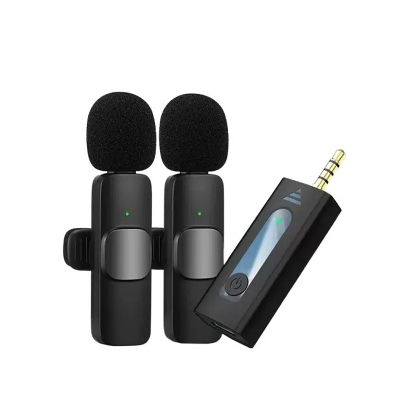 Picture of K35 Dual Wireless Dynamic Microphone with Noise Cancelling - k35