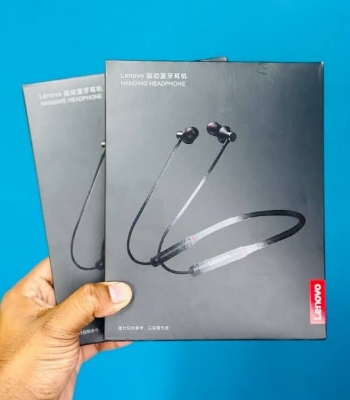 Picture of Green  HE05X Sports Neck Hanging Headset New 5.0 Bluetooth Wireless Halter in-Ear 1 pis - Black