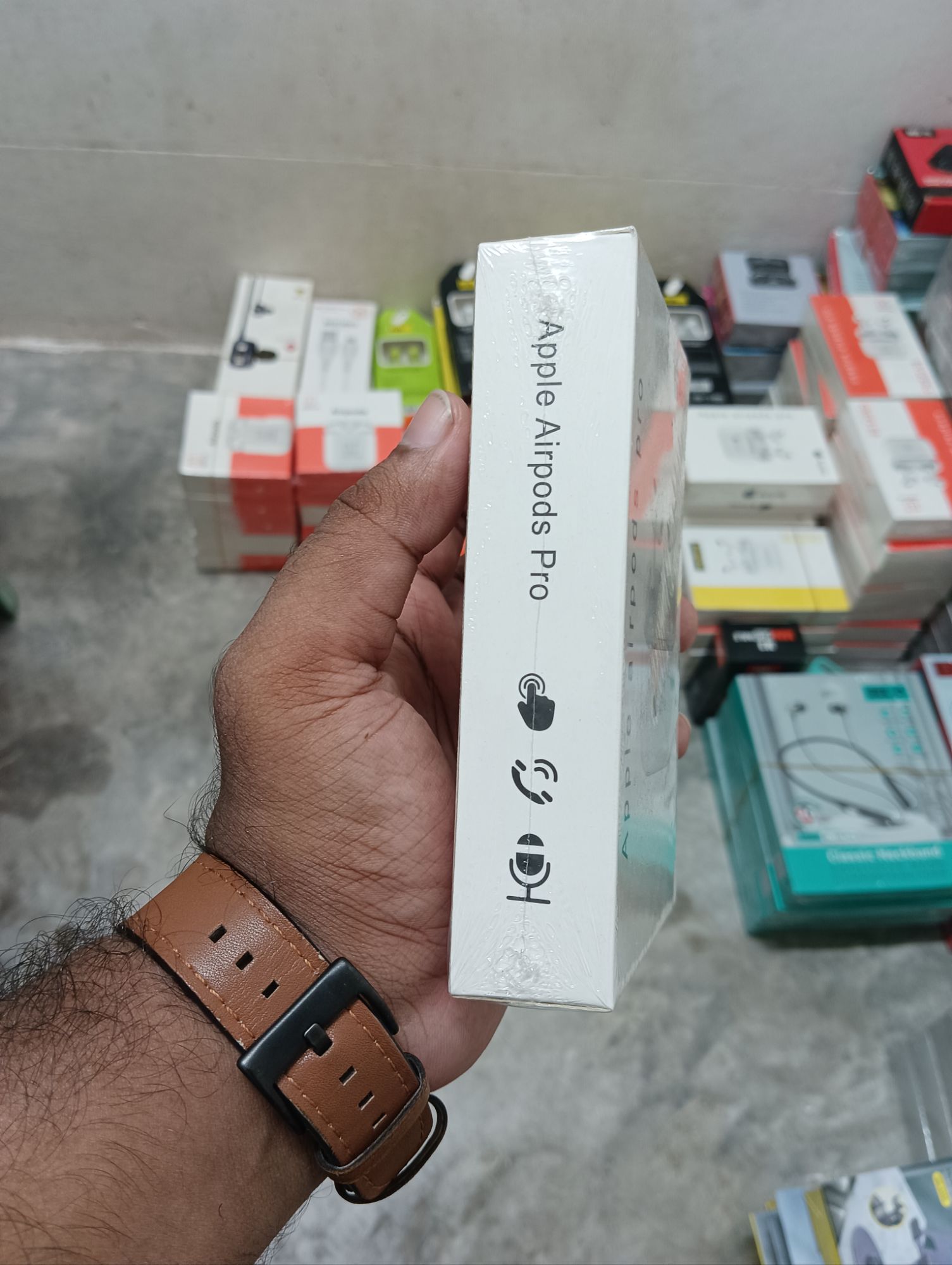 Picture of Airpods Pro Bluetooth Wireless Headphone Earphone Good Sound Quality Clone - White