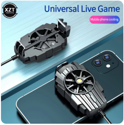 Picture of Cooler Air-Cooled Chicken King Refrigeration Artifact Game Cooling Cooling Cooling Back Clip Live Streaming Mobile Phone Radiato