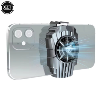 Picture of Cooler Air-Cooled Chicken King Refrigeration Artifact Game Cooling Cooling Cooling Back Clip Live Streaming Mobile Phone Radiato