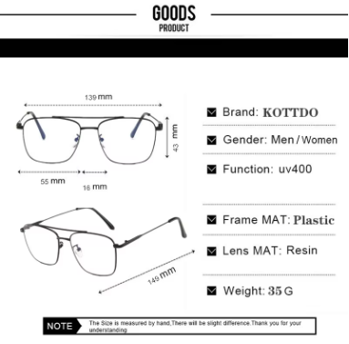 Picture of Whimsical Understated -Craftsmanship and Trendy -Stylish Looking Unisex Fashion Glasses - Sun Glass For Men- Progressively Better - White