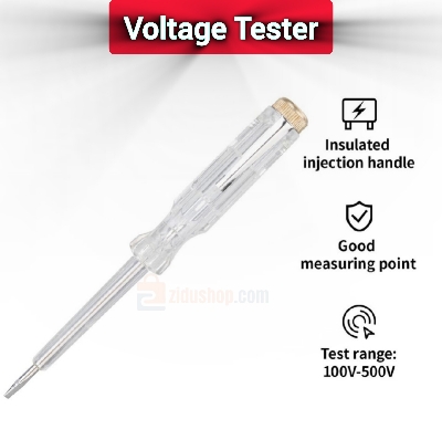 Picture of Voltage Tester Electronics Tools For Testing Electricity - White