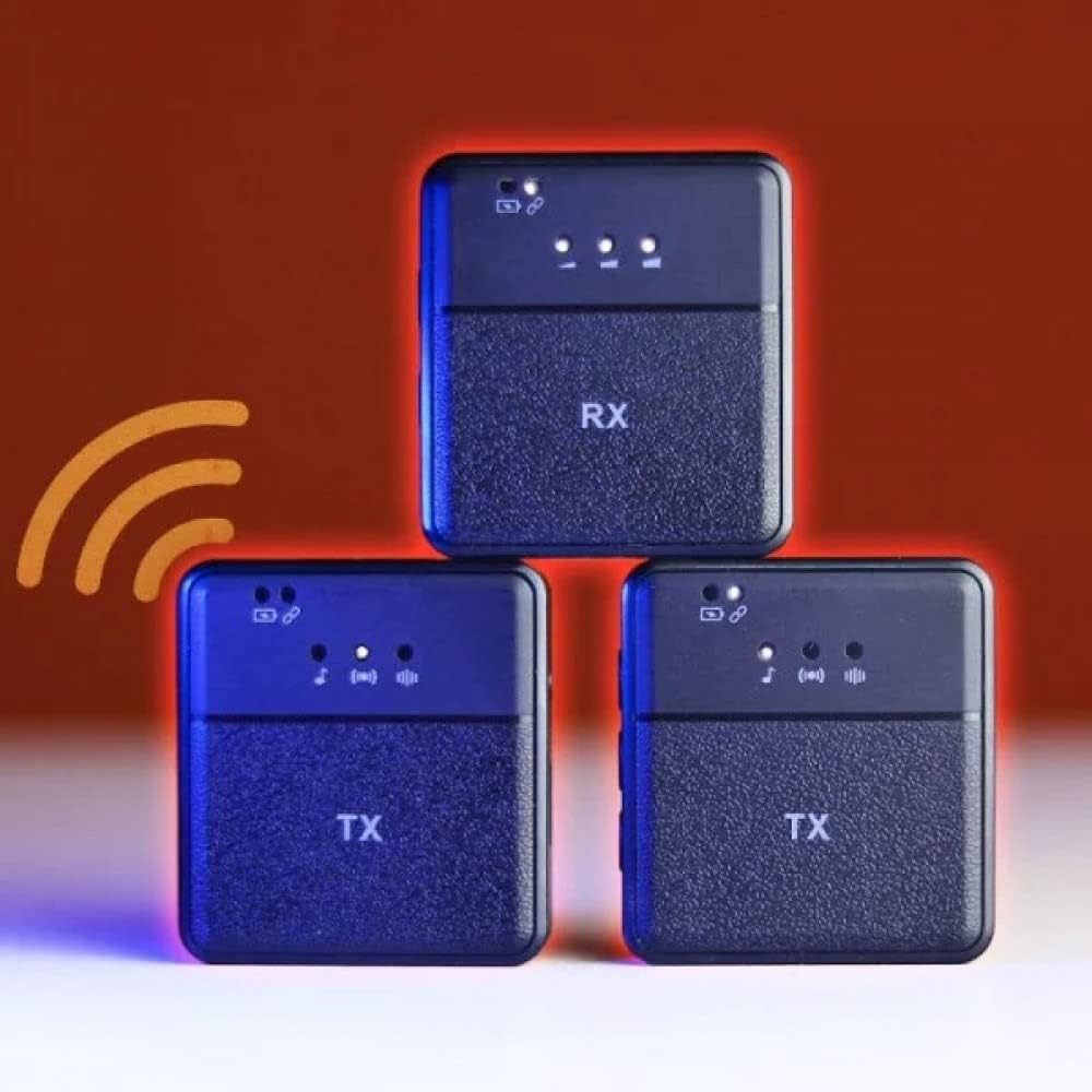 Picture of SX9 Dual Mini Wireless Microphone For Type C & 3.5 Interface (1:2)