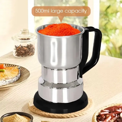 Picture of 950 Watt Food Grinder Machine High Quality Stainless Still Body Mixer - Silver