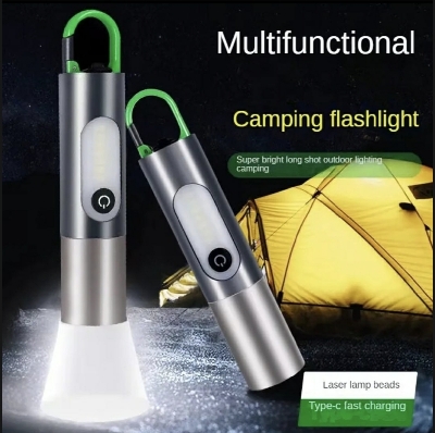 Picture of Digital Thunder XST-836 USB Rechargeable FlashLight - Black