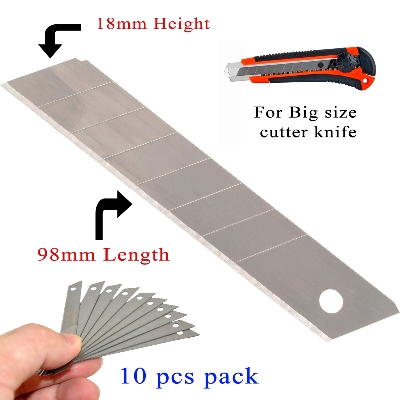 Picture of 10 Pices Big Size Blade For Anti Cutter High Quality Stainless Still - Silver