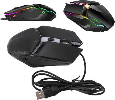 Picture of ENTWINO X3 Gaming Mouse, RGB Lights, DPI Button, 7 Colors Light Wired Optical Gaming Mouse