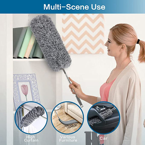 Picture of Microfibre Multipurpose Duster - Bendable, Washable and Extendable upto 100 inches - Grey