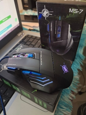 Picture of Dark Knight MX7 Wired E-Sports Optical Gaming Mouse High Quality gaming Series - mx7