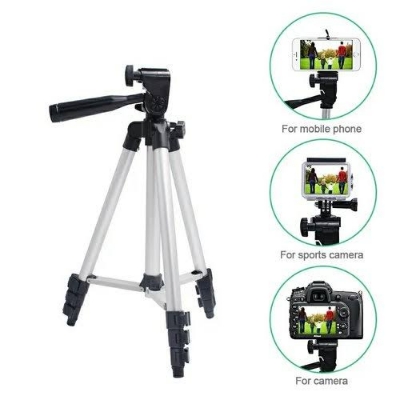 Picture of Silver Tripod 3110 Stand, For Photography, 4 Ft - Grey