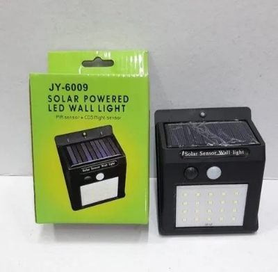 Picture of Solar Powered Sensor Wall Light 30 LED Lamp
Automatic Light For Outdoor or Camp Site Light - Black