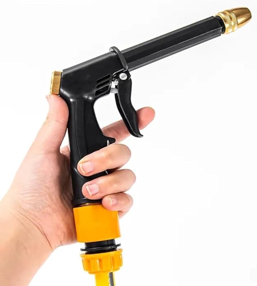 Picture of High Pressure Car Washer Sprayer Portable Washing Water Tool Durable Nozzle Handle Sprayers Cleaning Machine 1 pis - Black