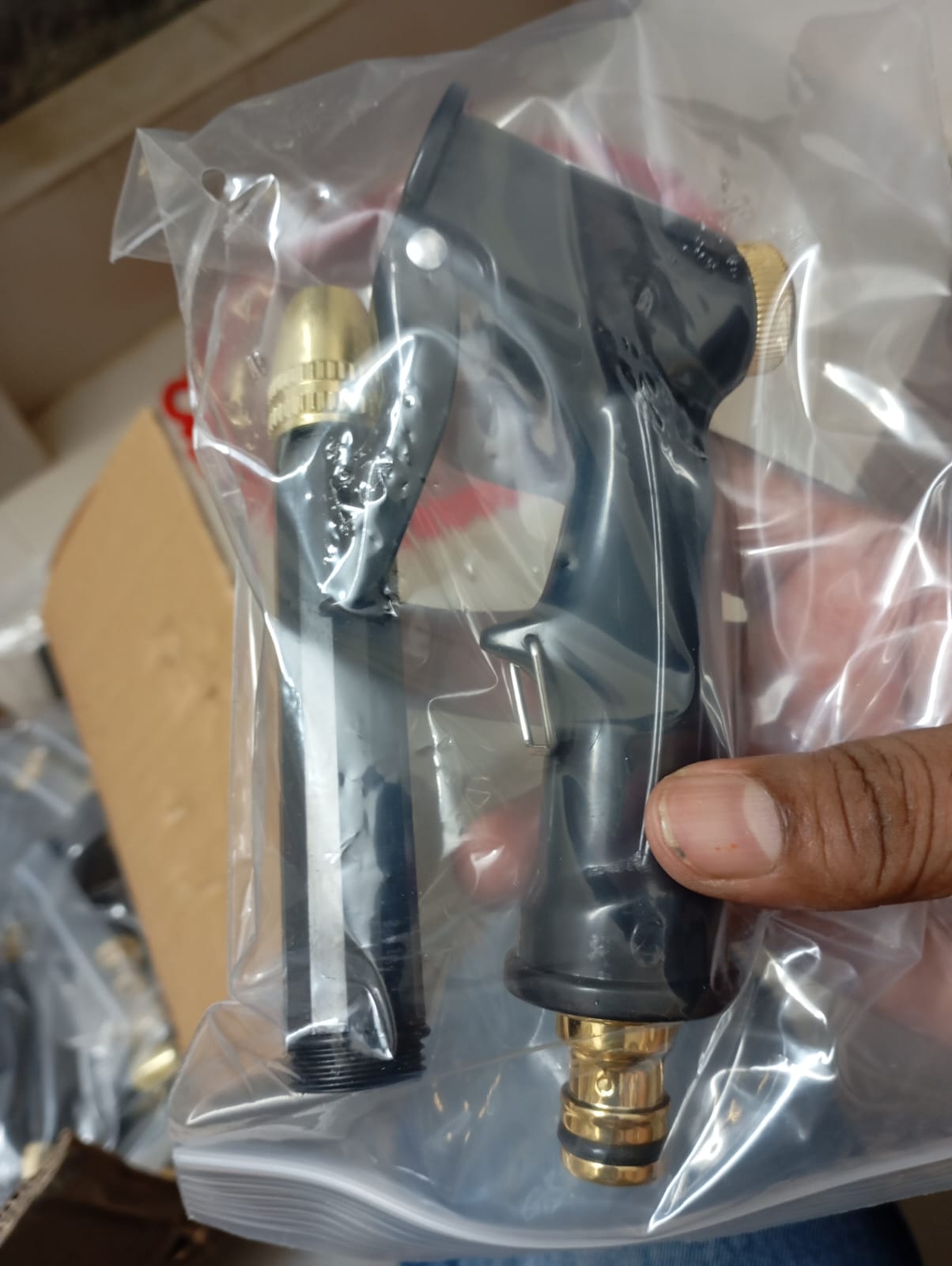 Picture of High Pressure Car Washer Sprayer Portable Washing Water Tool Durable Nozzle Handle Sprayers Cleaning Machine 1 pis - Black