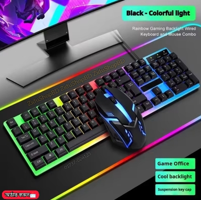 Picture of Gaming RGB Keyboard Mouse Combo Set Wired- White

RGB Wired Keyboard
RGB Wired Mouse

Gaming Combo Set
Full Size keyboard & Mouse
Auto DPI
Made In China
Full High Quality Plastic Body - White