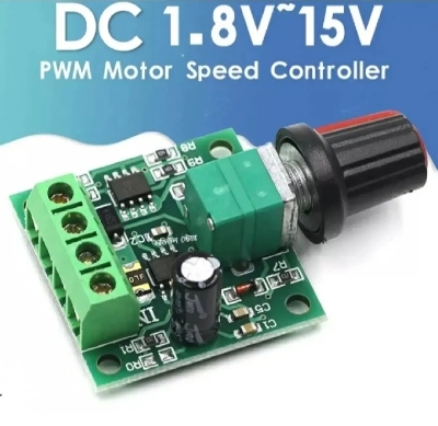 Picture of 30W 2A Dc 1.8V-15V Pwm Motor Speed Controller Regulator Low Voltage Fan Speed Control Switch Pwm Adjustable Drive 5V 12V - Dc Motor