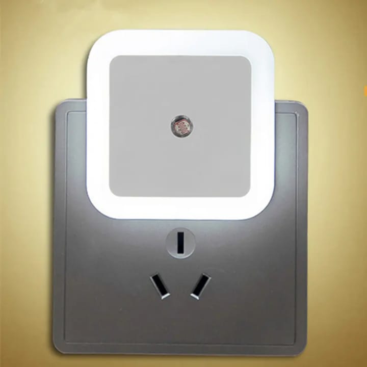 Picture of Mini Wall LED Night Light Auto On/Off Illuminate Your Bedroom with Convenient Nightlight

Auto On Off Sensor System. When Room or Space Dark, Then Automatically Turn On Light. Other hand, When Room Light is on, Then Auto This Mini Light turn Off - White
