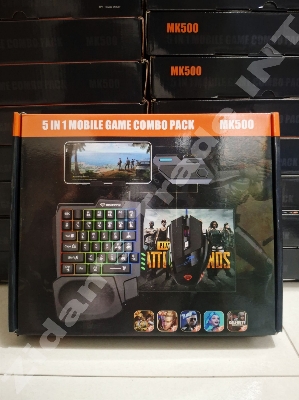 Picture of M1 PRO 5 in 1 RGB Mobile Game Keyboard Mouse Combo Pack MK500