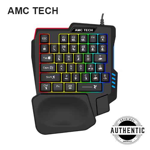 Picture of M1 PRO 5 in 1 RGB Mobile Game Keyboard Mouse Combo Pack MK500