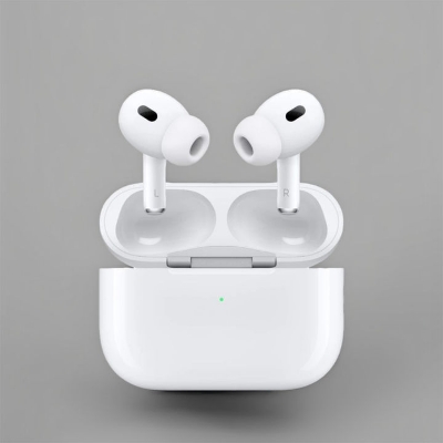 Picture of Airpods Pro Bluetooth Wireless Headphone Earphone Good Sound Quality Clone - White